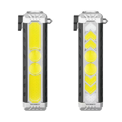 Portable COB Solar Work Light Rechargeable LED Flashlight Super Bright Camping Waterproof Car Repair Lamp With Hook Magnetic