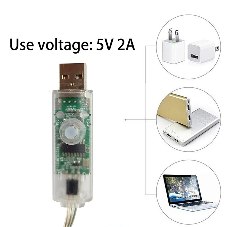 RSH 10m 100LED Smart LED String Lights Music Sync APP/Remote Control IP65 Waterproof for Christmas Tree Decor Holiday Decoration