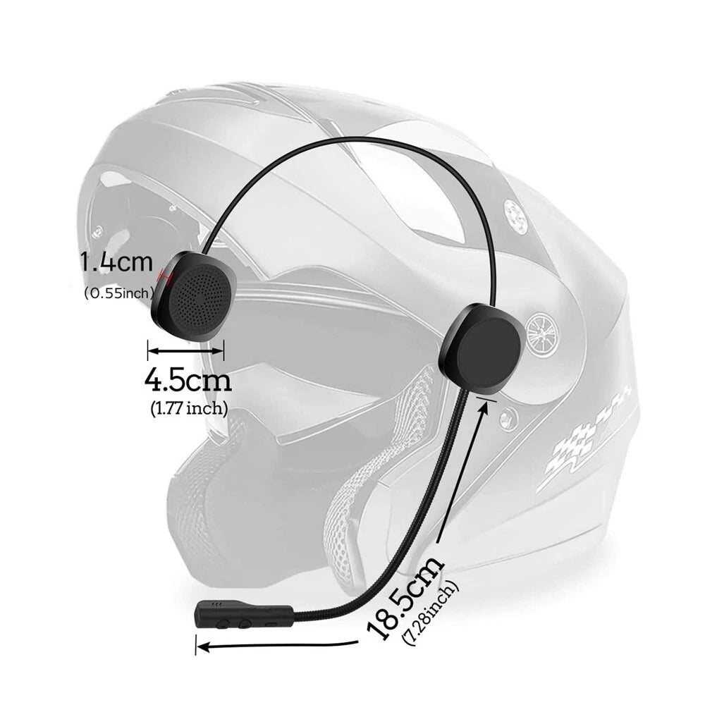 Motorcycle Helmet Headset Wireless BT 5.0 Handsfree Stereo Earphone Motorcycle Helmet Headphones MP3 Speaker
