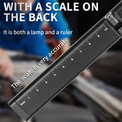 Multifunctional Foldable Flashlight With RGB Light Built-in Battery Magnetic Rechargeable Work Light Clip Emergency Repair Lamp For Outdoor Hiking Camping