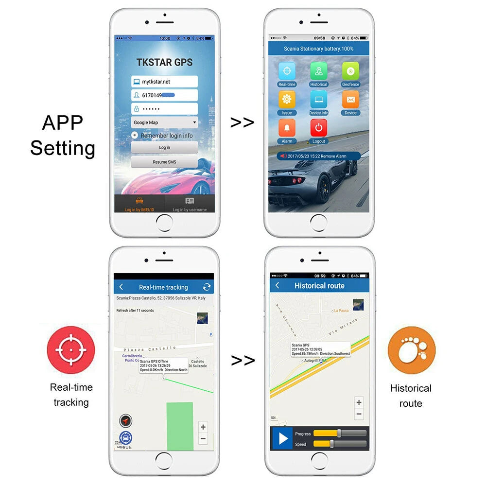 4G GPS Strong Magnetic 7800mAh Vehicle-Mounted GPS Tracking Locator With Ultra-Long Standby And Real-Time Positioning