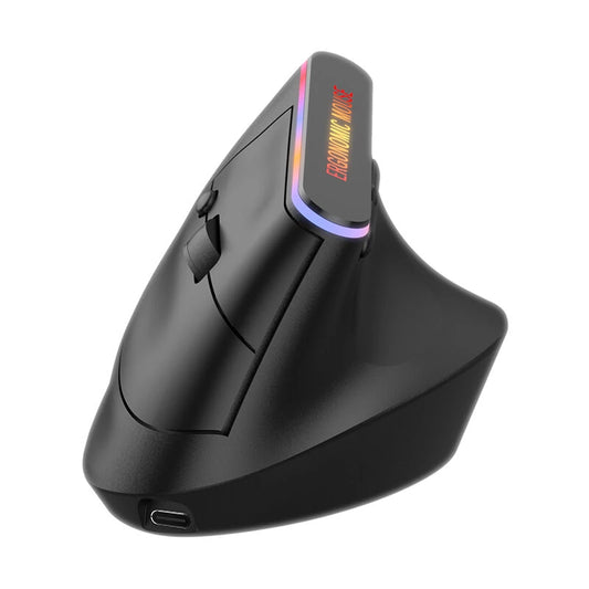 M820 Ergonomic Vertical Wireless Mouse 800-1600DPI 2.4G/bluetooth Dual Mode Rechargeable Mute Mice for PC Laptop Computer
