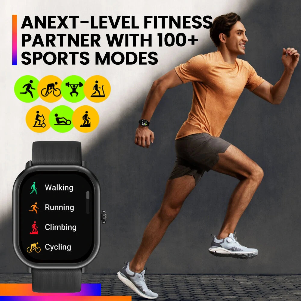 [World Premiere]New Zeblaze GTS 3 Pro Ultra-big HD 415*505pixels AMOLED Screen HiFi Bluetooth Phone Calls Health and Fitness Tracking Smart Watch