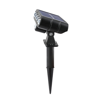 10W LED Solar Landscape Spotlight Outdoor IP55 Waterproof Adjustable 150 Angle 10W LED Auto On/Off Garden Pathway Lighting