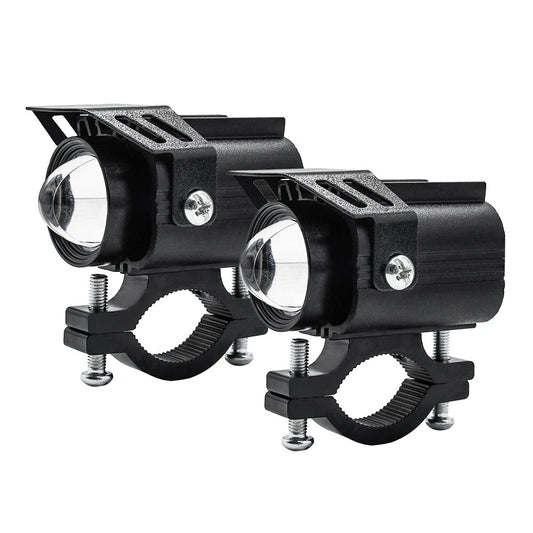 2PCS 9-32V Headlight Fog Flash Light Spotlight LED Light Yellow White For Car Motorcycle