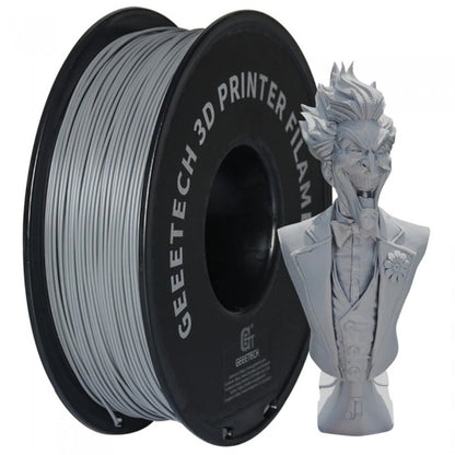 [EU Direct]Geeetech PLA 3D Printer Filament 1.75mm Grey Silver 1kg Spool Accurate Printing Material High Quality FDM Printer Filament