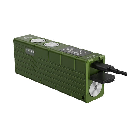 Lumintop Moonbox 10000 Lumens LED Screen 21700 Flashlight with Sideliht TYPE-C USB Rechargeable Flood Portable Clip Torch Transparent Version / Side Light Version