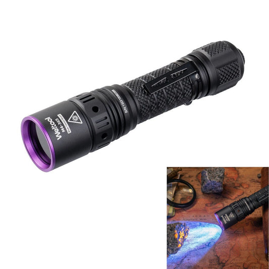 Weltool M4-365 "Blue-Faced Beast" 365nm UV Flashlight Come With 21700 Lithium Battery Powerful Black Light for Outdoor Adventurers