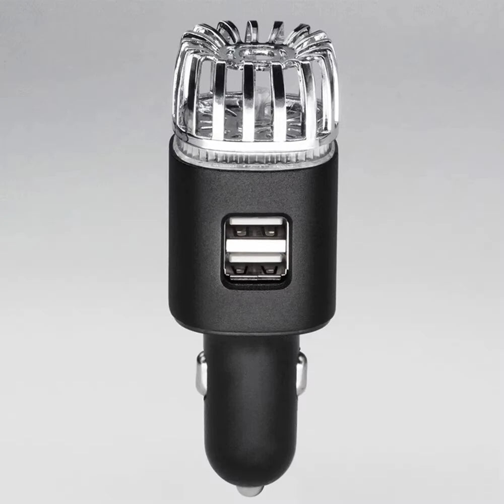 Car Air Purifier USB Charger Mini Auto Car Fresh Air anion Ionic Purifier Oxygen Bar Ozone Ionizer Cleaner Vehicle Air Freshener