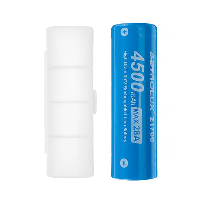 4Pcs Astrolux E2145 4500mAh 28A 3.7V 21700 Li-ion Battery Unprotected High Drain Rechargeable Lithium Power Cell For Jetbeam Nitecore Lumintop Fenix Olight Flashlights RC Toys E-bikes