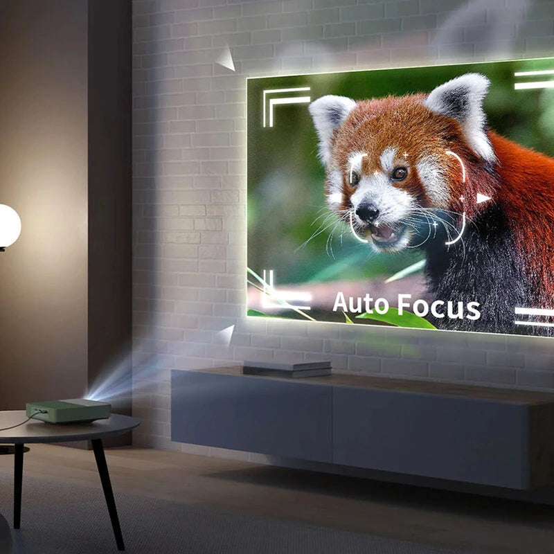 FENGMI WEMAX S5 ALPD Laser Projector 1080P HD 500 ISO Lumens Netflix Certified Smart WiFi Bluetooth Portable Home Theater with 2x5W Dolby Audio HDR10 Auto Keystone & Focus Smart Eye Protection Outdoor Movie Projector for Android iOS