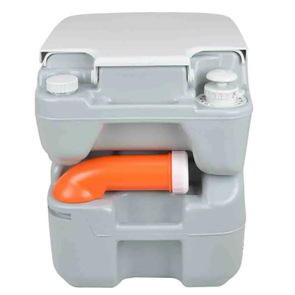 [EU Direct] CALTER 20L Portable Outdoor Camping Toilet Portable Flush Toilet Mobile Toilet Boating Hiking Trips Easy Cleaning, C-CHEM-WC-20