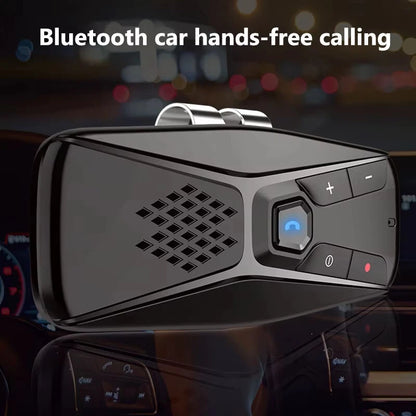 Bluetooth Car Kit Handsfree Speakerphone Wireless with Microphone Bluetooth 5.0 Automatic Shut Down and Auto Connect