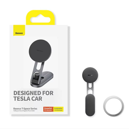 Baseus Magnetic Car Phone Holder modely / 3y Car Central Control Screen Foldable 360 Degree Rotation Metal Car Mount For iPhone 12 13 14 Pro Max