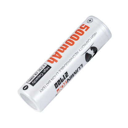 2Pcs Lumintop 21700 Bulge-top Pointed Battery 5000mAh High Capacity Rechargeable Li-ion Cell 3.7V/18.5Wh Flashlight RC Home Tools Toys Batteries
