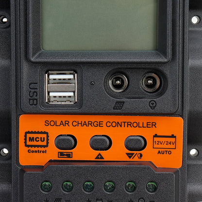 LCD Display 12V/24V 10A/20A/30A Input Solar Charge Controller Auto Parameter Adjustable MPPT Solar Panel Regulator Purism