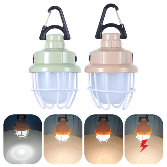 LED Camping Lantern, Battery Powered Lights, Rechargeable Lanterns Vintage Style, Classic Table Lantern Decor with Dimmable Control,Portable Outdoor Hanging Tent Light