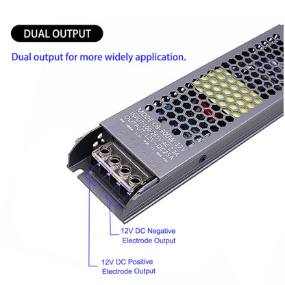 AC/DC 12V 24V Transformer 100W LED Driver Power Supply Super Thin A/D Converter for LED Strip Light Bulb