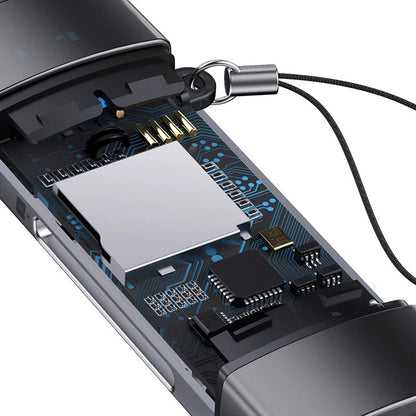 Baseus SD/TF Card Reader 2 in 1 USB3.0/Type-C Smart Memory Card Flash Drive Adapter for Phone Tablet Laptop Accessories