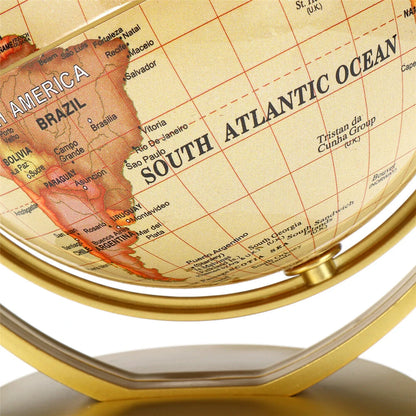 World Globe Map 360Rotating World Globe Earth Map Geography Education Toy Home Decoration Office Ornament Kids Gift