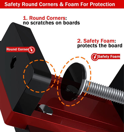 Cabinet Door Mounting Jig Aluminum Alloy Installation Positioner Cabinet Hardware Jig For Framed Frameless Cabinets 10-60mm Thickness