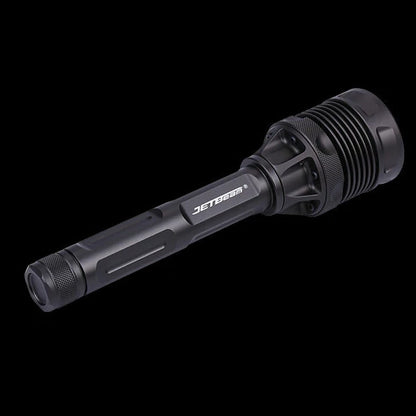 JETBeam M64 SBT-90 6800LM Powerful LED Flashlight 1200M Ultra Long Range LED Torch  Search Light Easy UI Side Switch Power by 2*21700 Battery IPX8 Waterproof Outdoor Camping Hunting Lamp