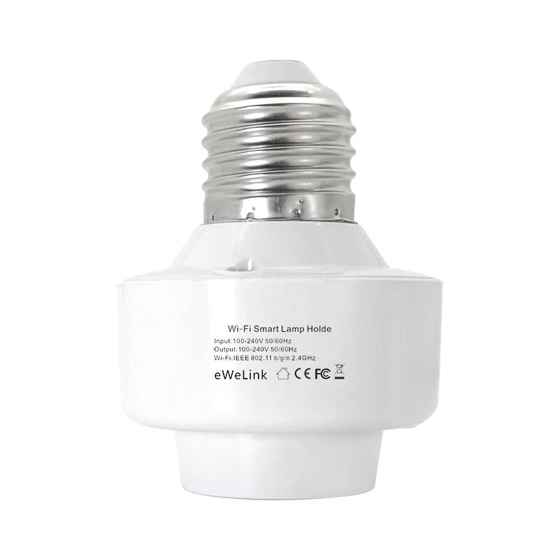 Ewelink WiFi E27 Lamp Holder Base APP Remote Control Smart Home Light Bulbs Adapter Via Alexa Google Home Voice Control