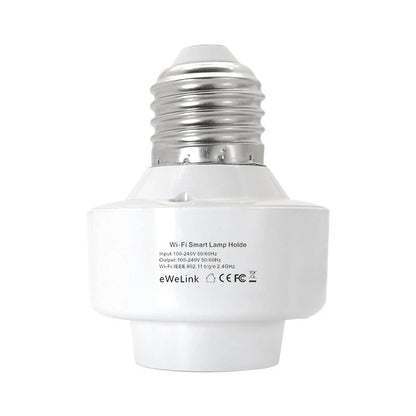 Ewelink WiFi E27 Lamp Holder Base APP Remote Control Smart Home Light Bulbs Adapter Via Alexa Google Home Voice Control