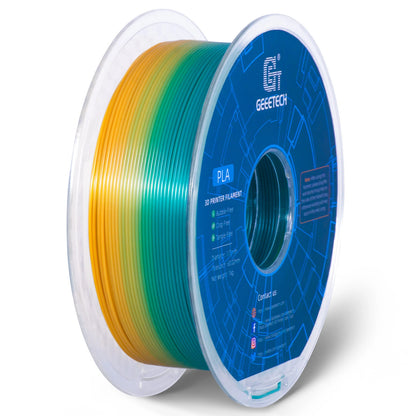 Geeetech PLA 3D Printing Filament Transparent/Gradient/Green 1KG 1.75mm for 3D Printing