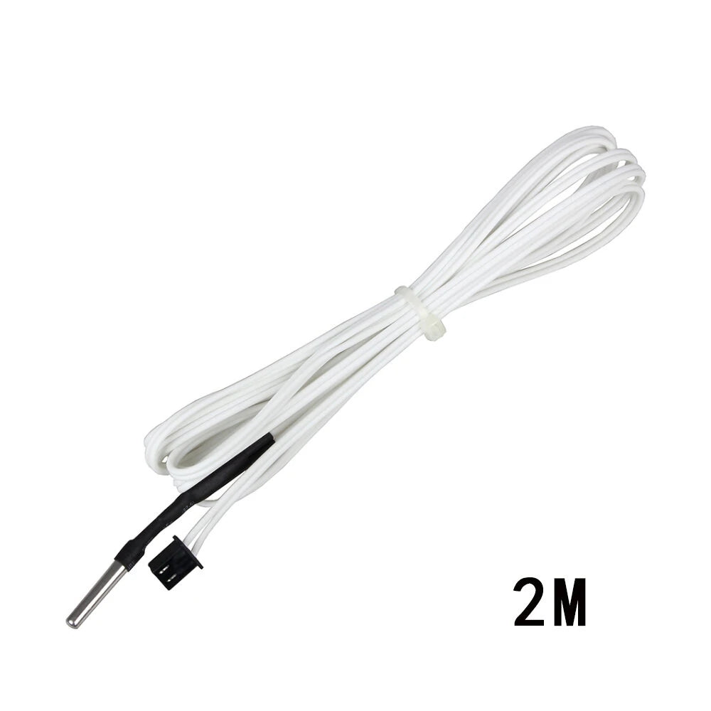 1M/2M Thermistor Temperature Sensor HT-NTC100K B3950 350 High Temperature Version For 3D Printer