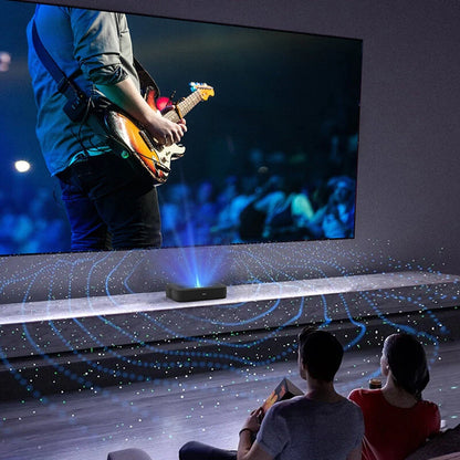 [Netfilx & Google TV Certified] ProjeStar H2 Triple Laser Mini UST Projector 1000 ANSI Lumens 1080P 8K Support Dual Band WiFi bluetooth-compatible 2G RAM 16G ROM Auto Keystone Correction & Focus Google TV Smart Home Cinema Grade Theater