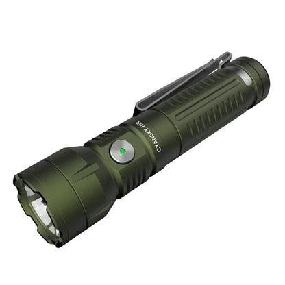 CYANSKY H1R EDC 14500 Flashlight with 700 Lumens 400M Output, Multifunctional Rechargeable Mini Torch Camping and Hiking Lantern Outdoor Light