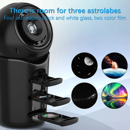 Portable Rechargeable Starry Sky Light Car Projector Lamp Projection Night Lamp Bedroom LED Atmosphere Lamp