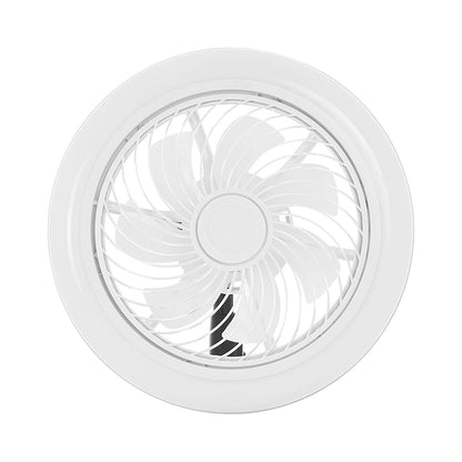 19" LED Ceiling Fan Light Flush Mount Ceiling Fan Lamp Chandelier Remote Control