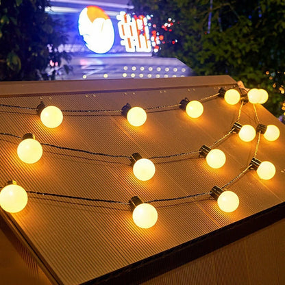 5m 20LED/ 10m 40LED Globe String Lights Portable Battery & USB Powered Waterproof Warm Glow For Camping Tent & Party Decoration