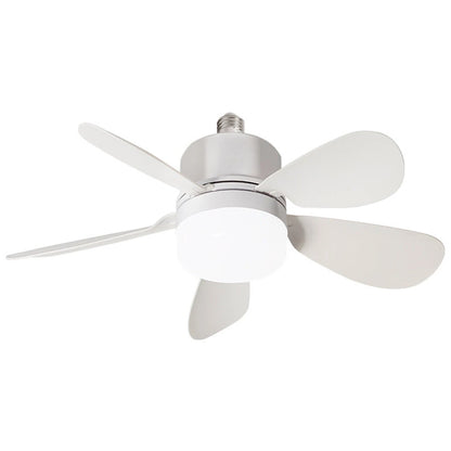 Elfeland E27 LED Ceiling Fan Light Remote Control 3-Speed Fan & 3-Color Temperature Dimmable With 2/4H Timer Removable Blades for Dining Room Bedroom Living Room