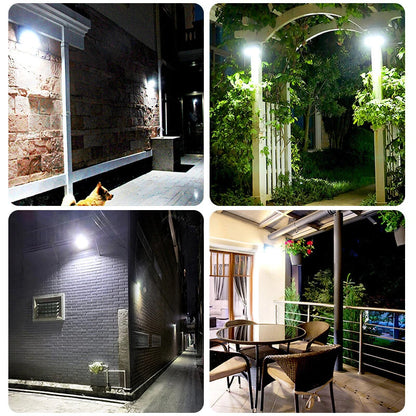 77LED~410LED Solar Floodlight With Remote Controller Outdoor Garden Security Light