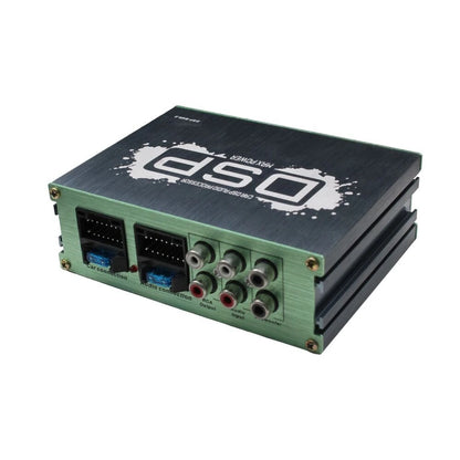 Car Amplifier Car Audio Processor USB 6RCA High Power Long Service Life Improved Sound Quality Mobile App Control 2 Power IC Frequency Modulation Unique Sound Effects Bass Treble Eq Zone