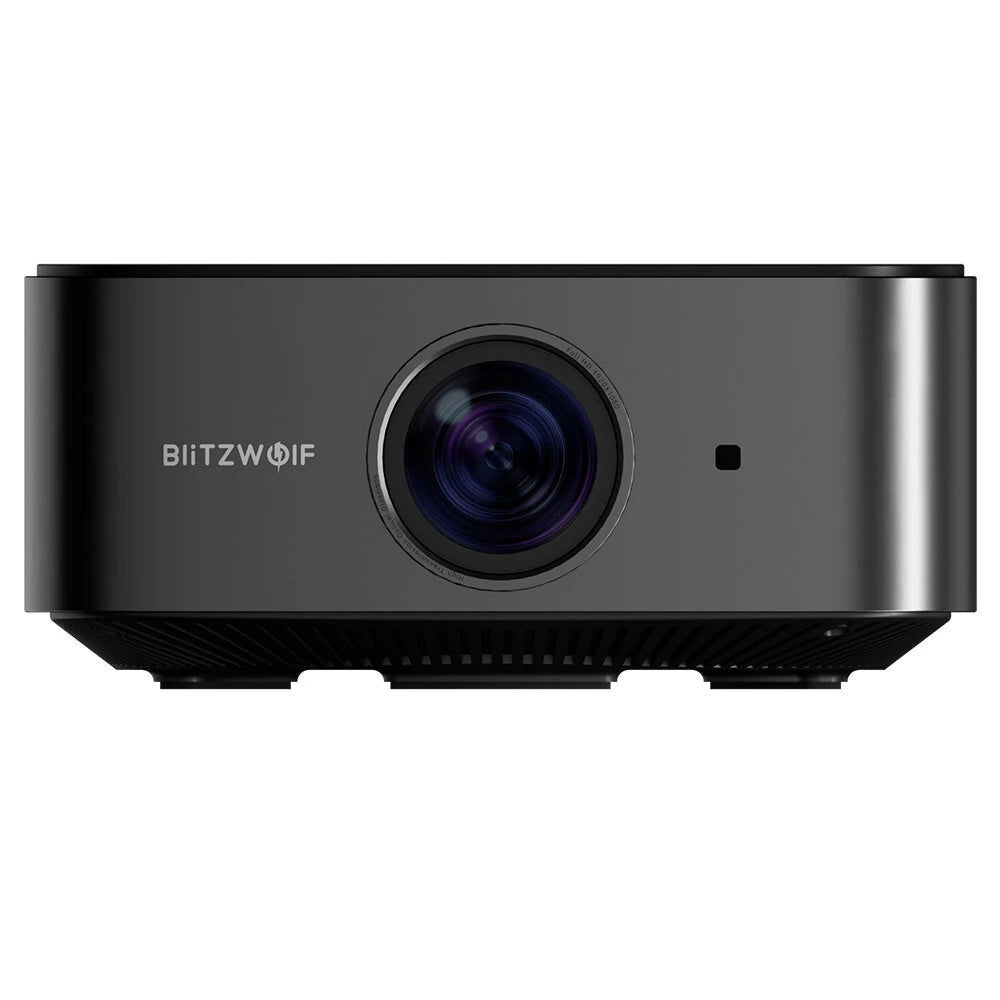 [Netflix Certified] BlitzWolf BW-V10 Ultra Android Tv 13.0 Projector 4K Supported Built-in Youtube Hulu 500 ANSI Lumens Electric Focus & Mental Keystone Correction Portable Outdoor Projector Beamer