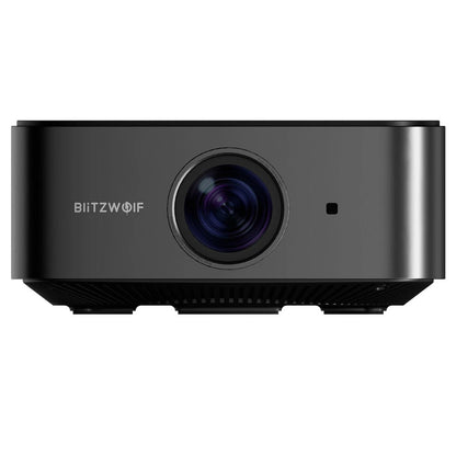 [Netflix Certified] BlitzWolf BW-V10 Ultra Android Tv 13.0 Projector 4K Supported Built-in Youtube Hulu 500 ANSI Lumens Electric Focus & Mental Keystone Correction Portable Outdoor Projector Beamer