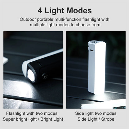 Mini Multifunction Flashlight Strong Light Rechargeable Super Bright LED Light Portable Travel Car Multi-function Light