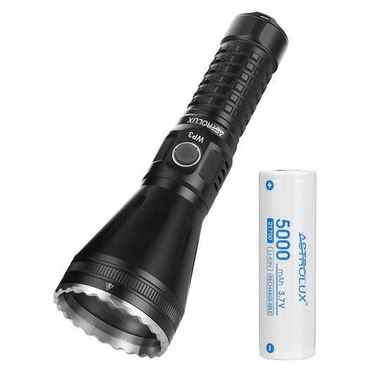 Astrolux WP3 2.9KM 562LM Long Distance Throwing LEP Flashlight Strong Spotlight Waterproof Search Flashlight With 15A High Drain 21700 Li-ion Battery