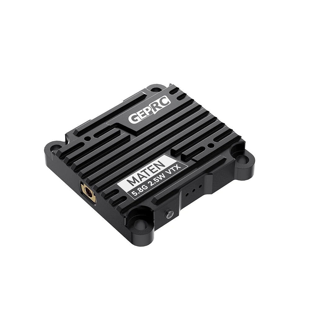 GEPRC MATEN Long-Range High-Power 5.8G FPV Transmitter, 25-2500mW 72CH IRC Tramp, Pit Mode, Built-in Microphone, MMCX
