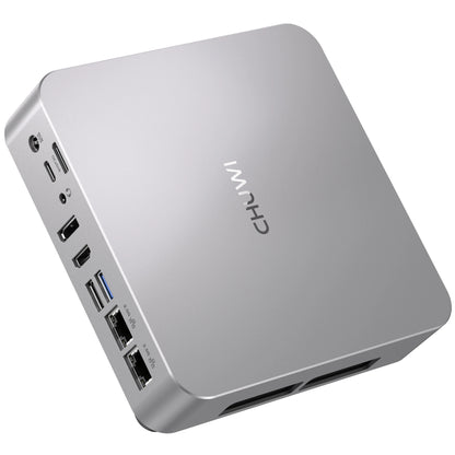 CHUWI AuBox Mini PC AMD Ryzen 7 8745HS Octa Core 16 Threads 16GB DDR5 512GB SSD WIFI6 BT5.3 Dual 2.5G LAN Quad Screen Output Mini Computer Desktop PC