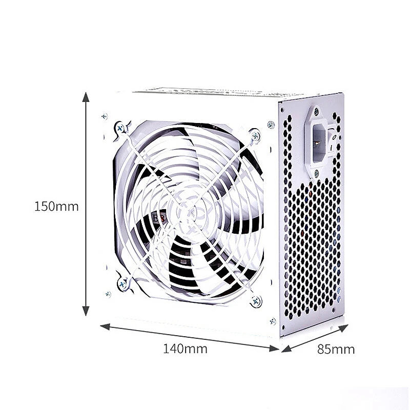 TAIFAST PT700 700W ATX Computer Power Supply 80 Plus Efficiency Certificated Active PFC Support Dual CPU SCP OPP UVP OVP Protection