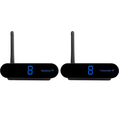 AV530 5.8GHz Wireless AV Transmitter and Receiver Kit 300m Transmission Support IR Remote Control for CCTV DVD IPTV Plug and Play
