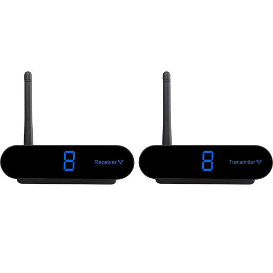 AV530 5.8GHz Wireless AV Transmitter and Receiver Kit 300m Transmission Support IR Remote Control for CCTV DVD IPTV Plug and Play
