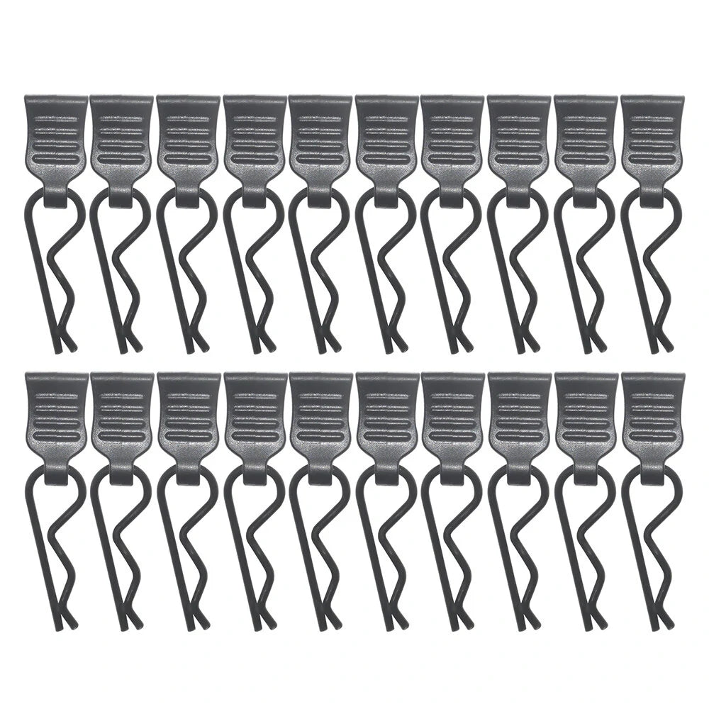 12PCS/20PCS/30PCS RC Car Parts Body Shell Clips Buckle for 1/20 1/24 Vehicles Models Spare Universal Accessories