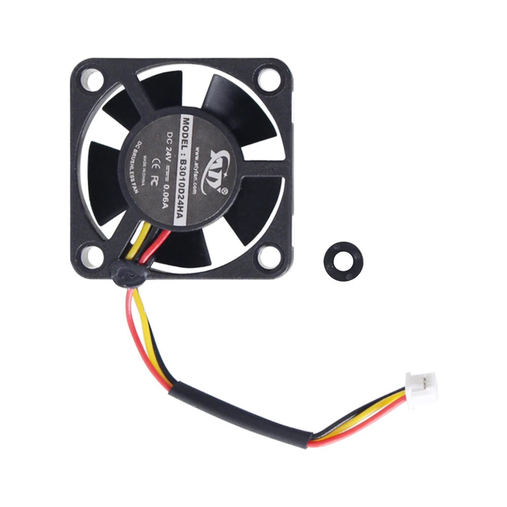Toaiot K1/K1 Max Hot End Fan 3010 Dual Ball 24V 13000 RPM Quiet Cooling 3D Printer Accessory High-Speed Performance