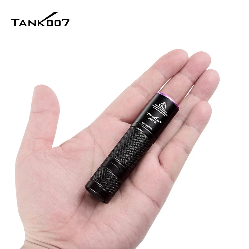 TANK007 UV03 High Power UV 365nm LED Flashlight NDT EDC Portable Blacklight Powerful Torch Detector